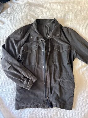 James Perse Men's Charcoal Field Jacket